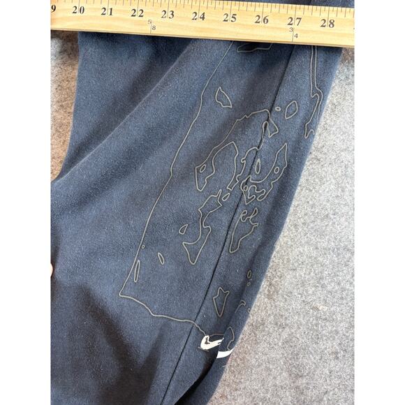 VTG Nike Drip Just Do It Jogger Sweatpants Mens XXL Black Athleisure Sportswear - Picture 8 of 11